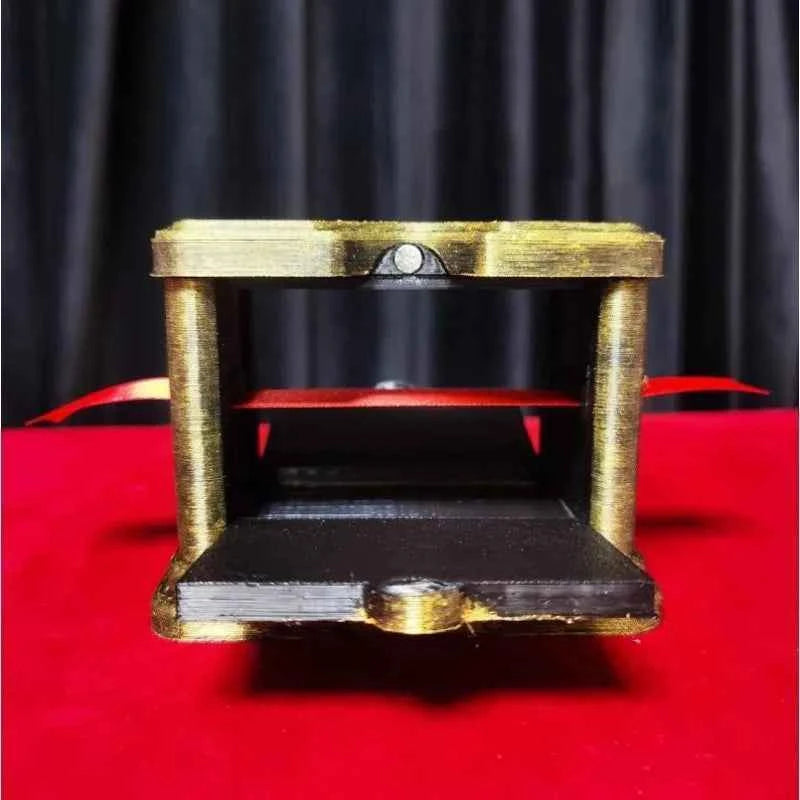 Vintage Ribbon Restoration Box Magic Instant Restore Cut Ribbon Classic Stage Close-up Illusion Magician Visual Magic Tricks