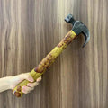 Stage Props Jackhammer Repairman Tool Carpenter's Hammer Model Cosplay Halloween Scare Props Safety PU Kids Educate Toy