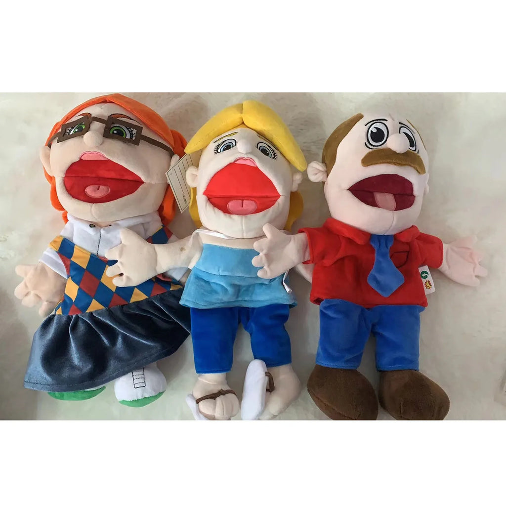 Cartoon Hand Puppet Toy Jeffys Zombie Boy Puppet Brinquedo Kawaii Stuffed Animal Jeffy Puppet Family Real Sml Doll Birthday Gift - Big Tim's Magic Emporium