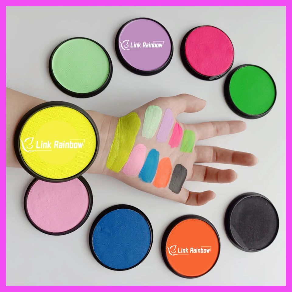 Facial painting 20g water-soluble human body painting pigment cream Halloween oil painting Christmas face color box