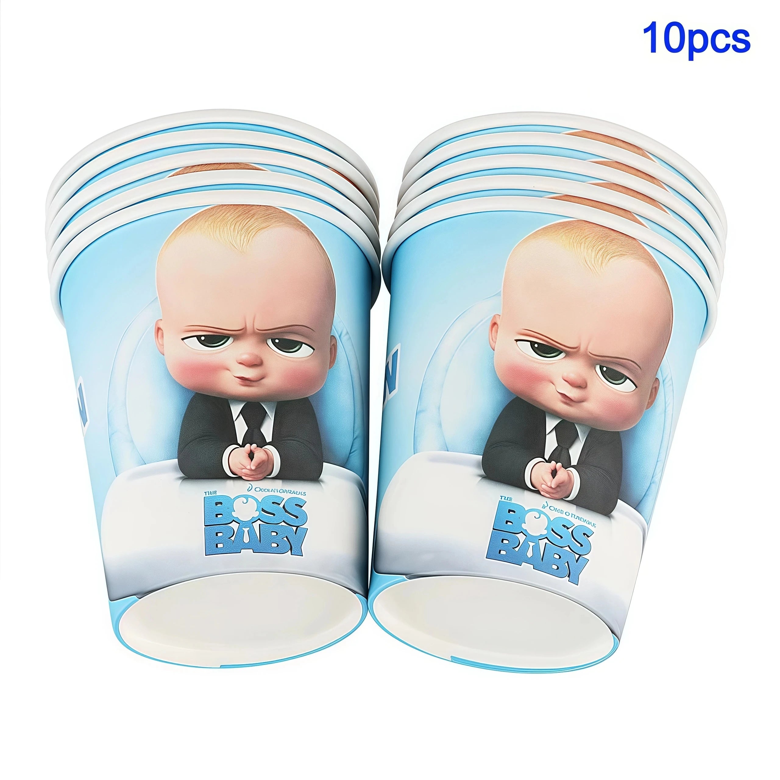 Cartoon Bossed Baby Newborn 1st Birthday Party Decorations Cute Balloons Plates Banner Tableware Set for Kids Party Favors Gifts