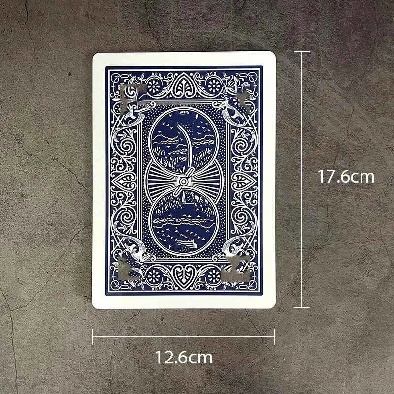 Upgraded Three Card Monte Magic Tricks 3 Jumbo Card Change Magia Poke Trick Close-up Stage Illusions Gimmicks Mentalism Props
