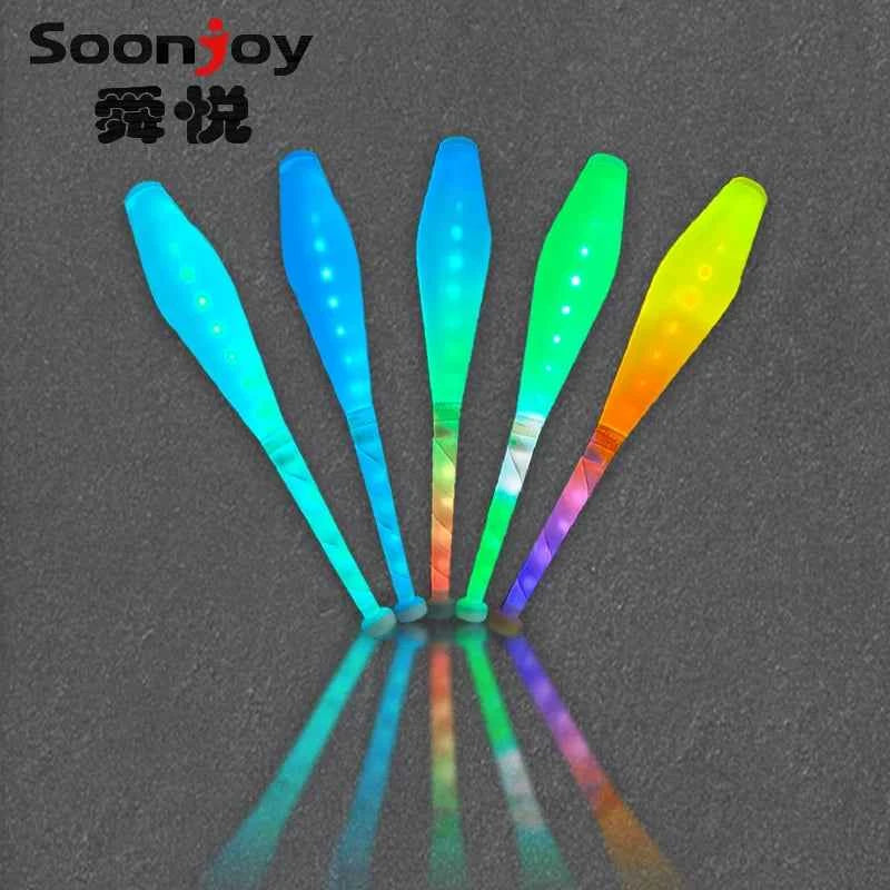 Euro Professional LED Classic Toys Juggling Clubs for Professional Performances set of 3 - Big Tim's Magic Emporium