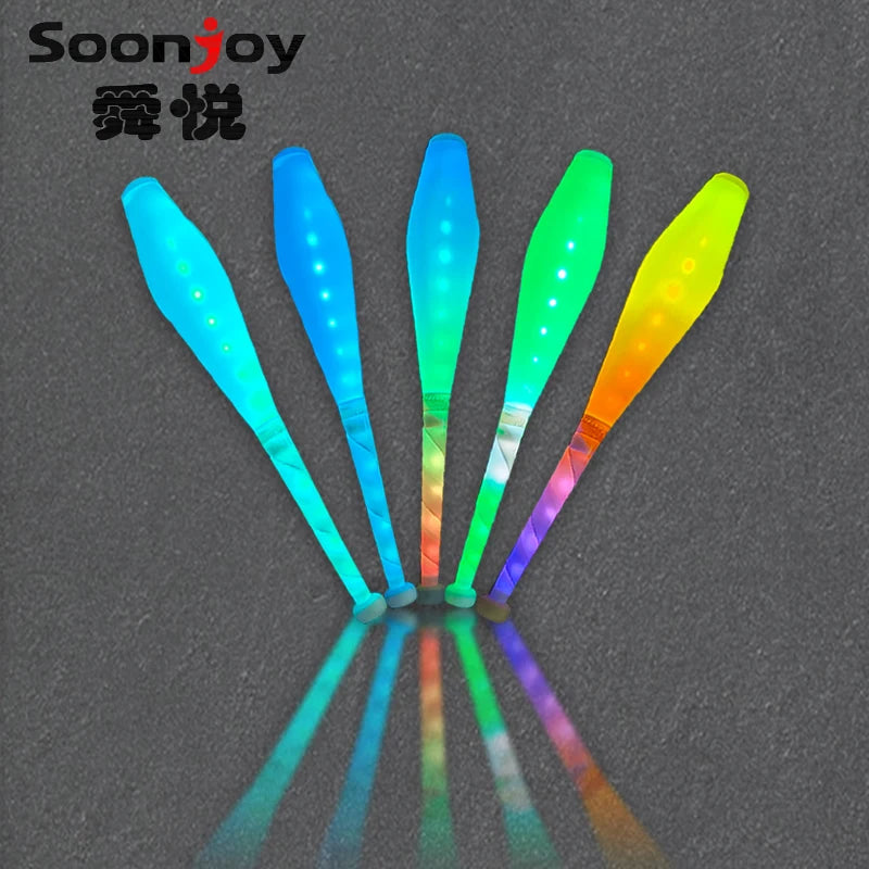 Euro Professional LED Classic Toys Juggling Clubs for Professional Performances set of 3