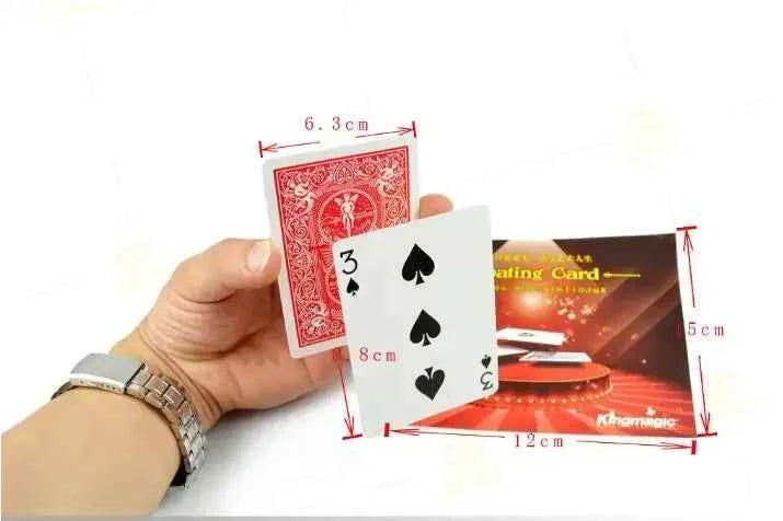 Floating Card Magic Tricks Playing Card Suspension Magia Close Up Street Bar Mentalism Props Gimmicks Illusions