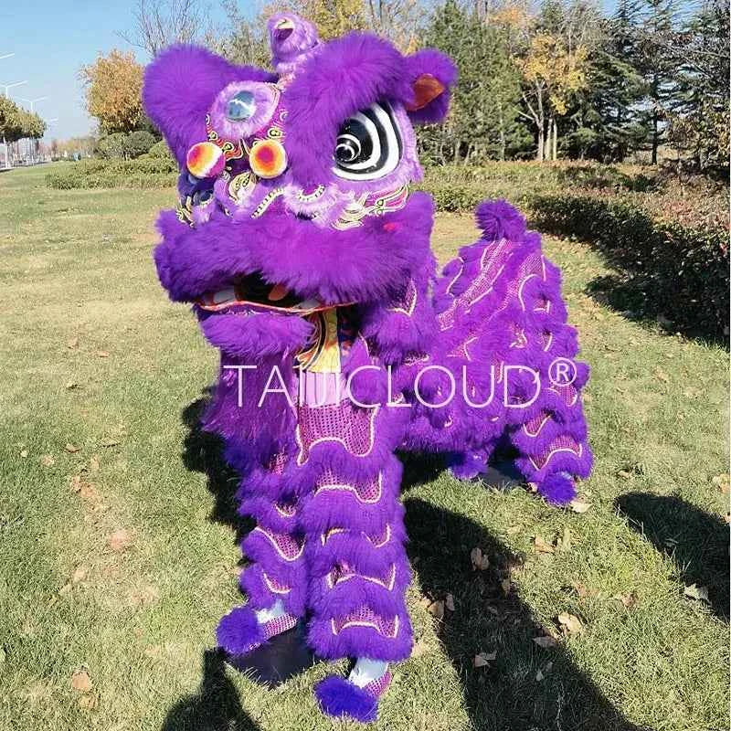 Southern Lion Dance Props for Adults, Double Performance Use, Wool Dragon Lantern, Authentic Lion Awakening Props.