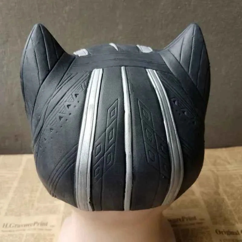 Cosplay Movie Helmet Movie Props Live Black Panther Mask Christmas Roleplaying Mask Silicone Realistic Mask Cosplay Panther Mask