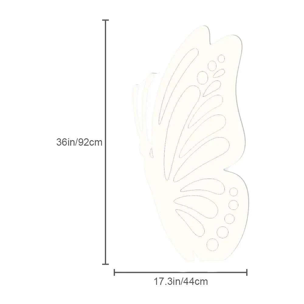 Purple Pink Butterfly Cutouts Hollow DIY Butterflies Decoration Baby Shower 1st Birthday Party Decor Supplies Girls Cut Out