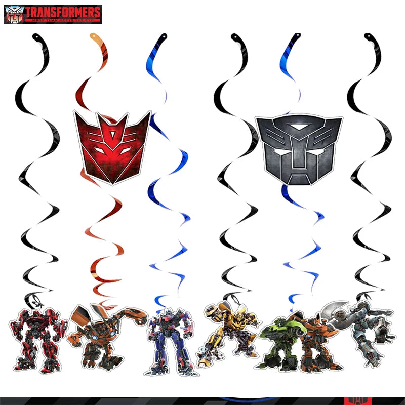 Transformers Party Favor Transformer Birthday Party Decorations Party Supplies Balloons Tablecloth Cups Plates Baby Shower Gifts - Big Tim's Magic Emporium