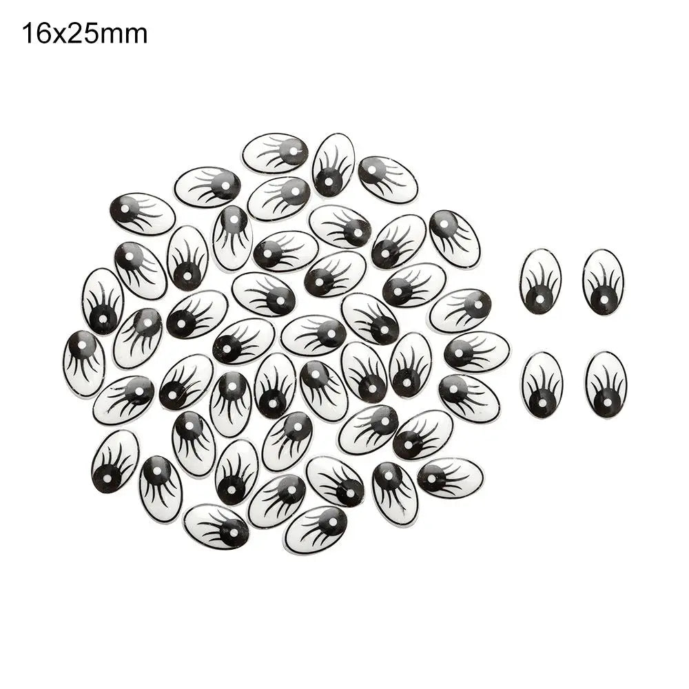 50pcs/bag Puppet Making Not Self-adhesive DIY Craft Dinosaur Eye  Accessories  Eyelash Eyes Creative gift - Big Tim's Magic Emporium