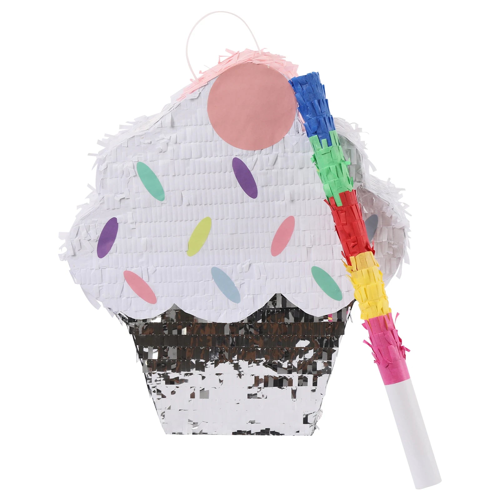 Ice Cream Pinata, Pinata Decoration, Candy Party Pinata w/ PVC Stick  Ice Cream Cake Pinata for Party Decoration Pinata