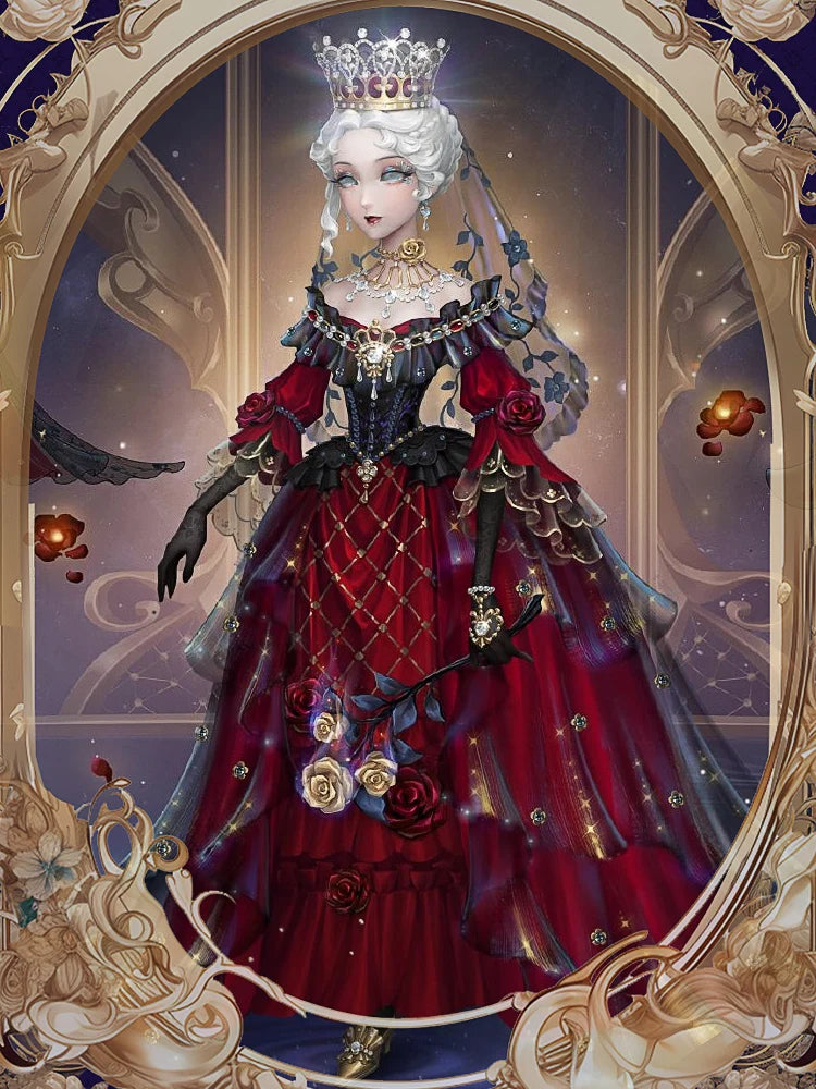 Mary‌ Cosplay Costume for Halloween Christmas Comic Exhibition Game Identity V Bloody Cute Woman S-XXL New Red Dress IN STOCK - Big Tim's Magic Emporium