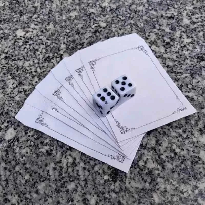 Russia Dice Deluxe Forcing Dice Magic Trick – Close-Up Mentalism Comedy Magic Props Classic Toy Bar Joke Gadget for Magicians