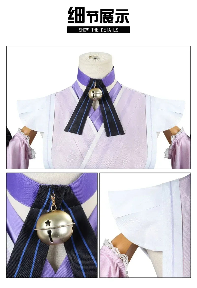 Mizuki Cosplay Costume Set | Fantasy Game Uniform with Wig for Women - Big Tim's Magic Emporium