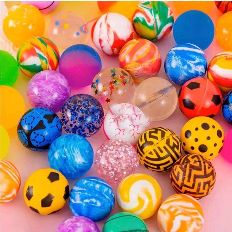 10-50Pcs Bouncy Ball Toys Kid Birthday Party Favors Gifts for Guests Rubber Bouncing Ball Pinata Goody Bag Fill Prizes