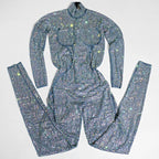 Sparkly Rhinestone Luxury Jumpsuit & Stage Performance Costume