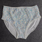 High-Waist Sequined Disco Briefs & Stage Performance Hot Pants