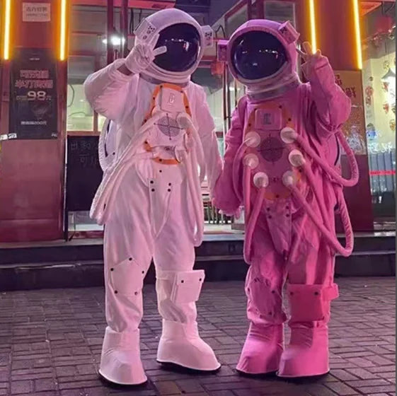 Halloween Spaceman Cosplay Costume Astronaut Cos Suit With Helmet Adult Inflatable Children's Day Photography Photo For Family - Big Tim's Magic Emporium