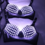 Light-Up LED Bra Clubwear Costume Set