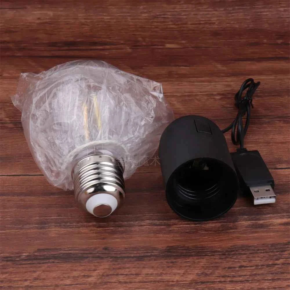 Professional Magic Light Bulb Prop Unbreakable Mind Reading Illusion Lamp Controlled by Magnet Stage Performance Trick Tool
