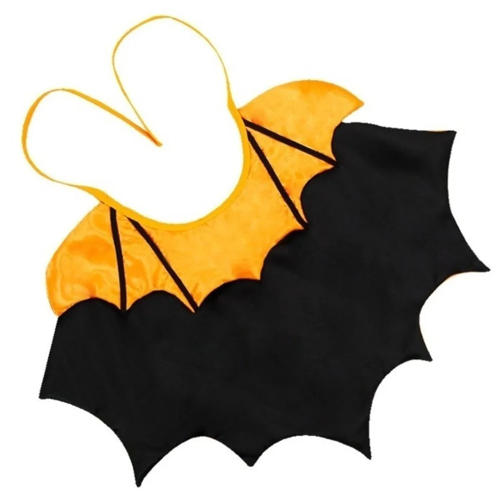 Bat Transformation Halloween Pet Costume Stand-collar Comfortable Cat Cosplay Cloak Bow Soft Fabric Small Dog Knight Cape Party