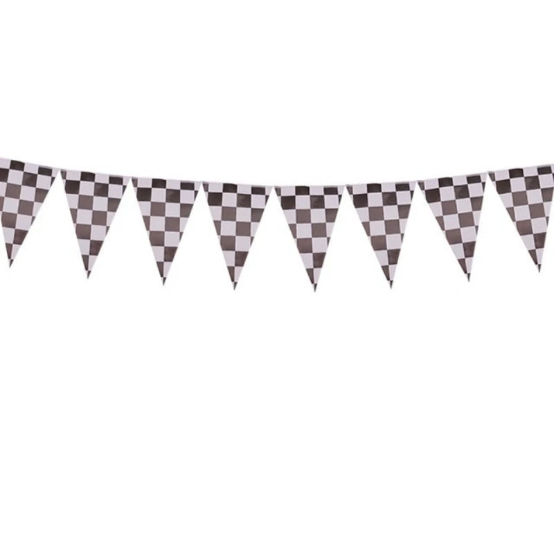 1 Set Racing Car Party Paper Banner For Birthday Festive Event Decor - Big Tim's Magic Emporium