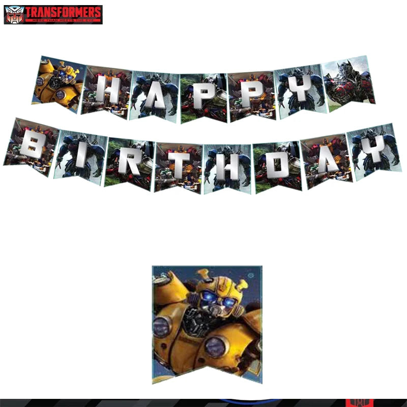 Transformers Party Favor Transformer Birthday Party Decorations Party Supplies Balloons Tablecloth Cups Plates Baby Shower Gifts - Big Tim's Magic Emporium