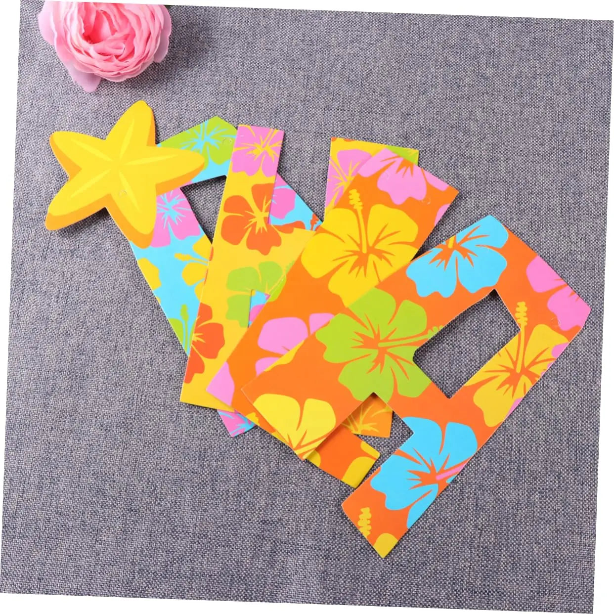 1Set Hawaiian Party Luau Aloha Party Flagbanner Pineapple Banquet Seaside Birthday Party Banner Summer Tropical Party Decoration - Big Tim's Magic Emporium