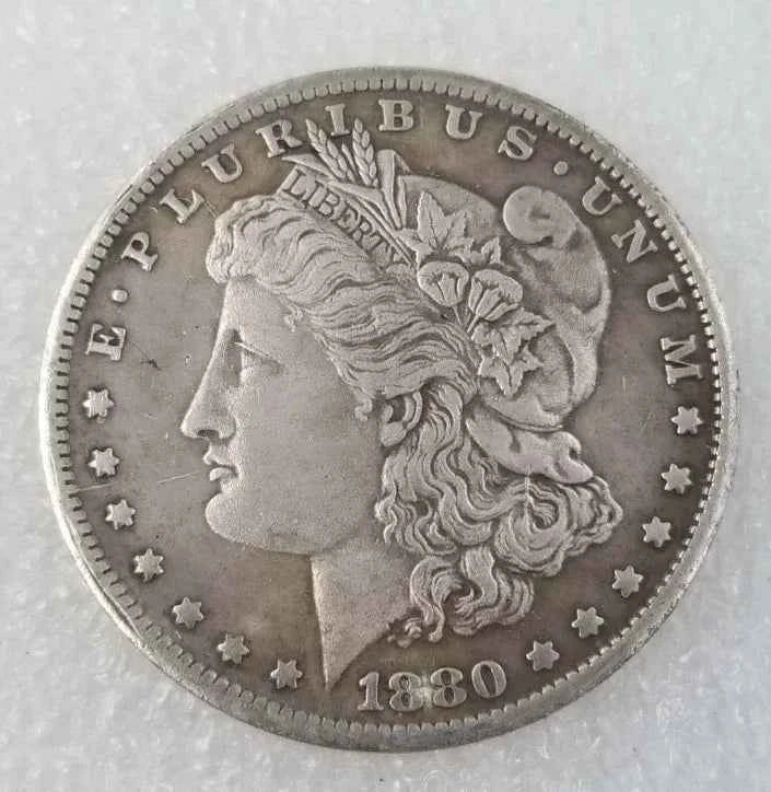 Steel Morgan Dollar Magic Trick - 1 Pcs 3.8cm Dia Appearing/Disappearing Coin Props Accessories - Big Tim's Magic Emporium