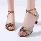 The Stardust Riviera Retro Heel – Vintage Cabaret Dance Pump