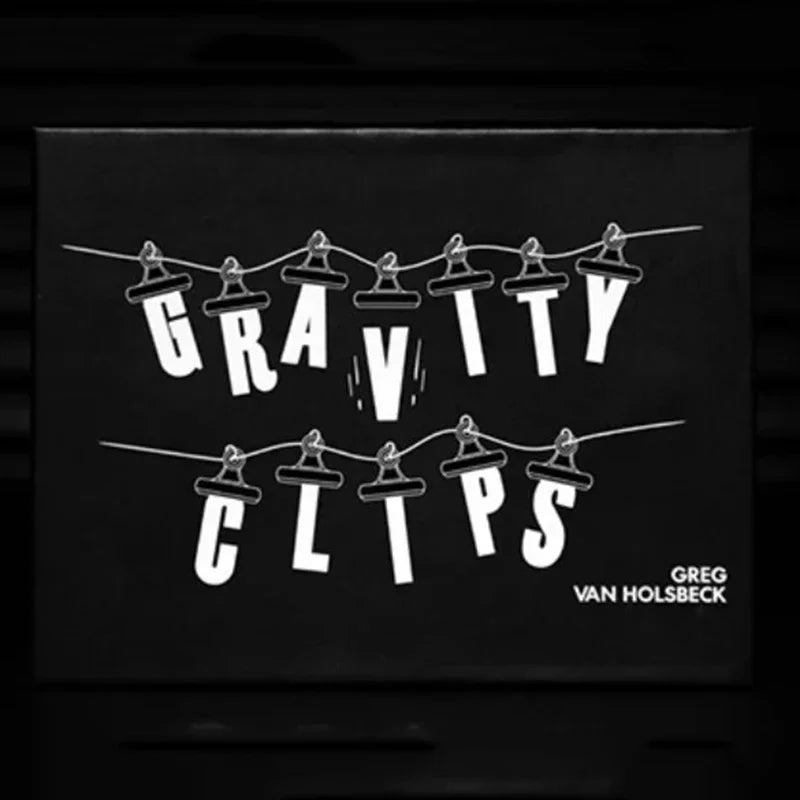 Gravity Clips Magic Tricks Close-up Street Illusions Gimmicks Mentalism Mind-Reading with a Visual Climax Card Prediction Magia - Big Tim's Magic Emporium