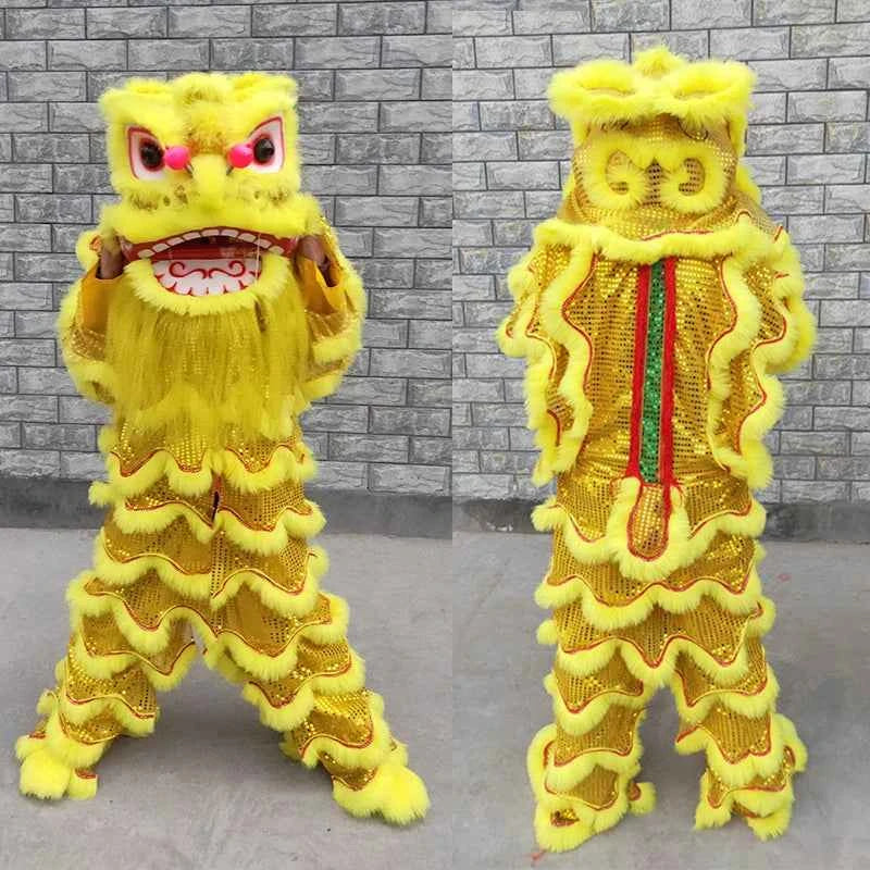 lion dance props complete set of lion dance adult full set of double single
