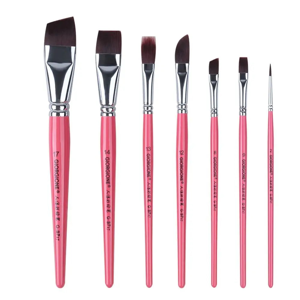 Body Pinting Face Body Art Paint Multifunctional Wooden Handle Drawing Art Pen with Storage Box Portable Oil Painting Brushes