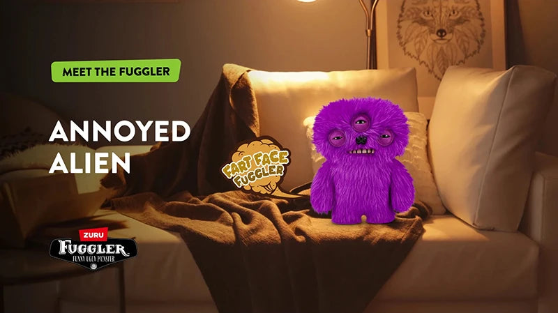 NEW Fuggler Ugly Monsters Fart Face Soft Plush Toys Butt Funny Tooth Monster Pets Dolls Stuffed Animal Toy Kids Gift Collectible