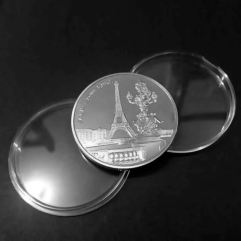 Paris Eiffel Tower Coin Collection Travel Collection Commemorative Coins Commemorative Coins Non-currency