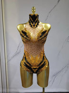 Sequin Showgirl Bodysuit Costume