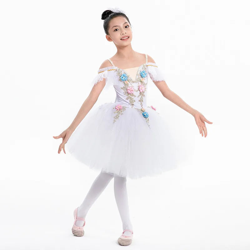 Children's Ballet Skirt, Girls' Dance Skirt, Ballet Performer Clothing, Children's Dance Skirt, Stage Performance Group Clothing - Big Tim's Magic Emporium
