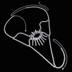 Evil Eye Crystal Thong Belly Chain