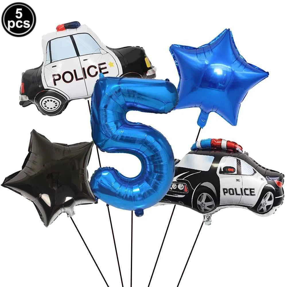 10pc Police Cupcake Toppers Policeman Birthday Cupcake Picks Police Cake Decors Baby Shower Police Theme Birthday Party Supplies
