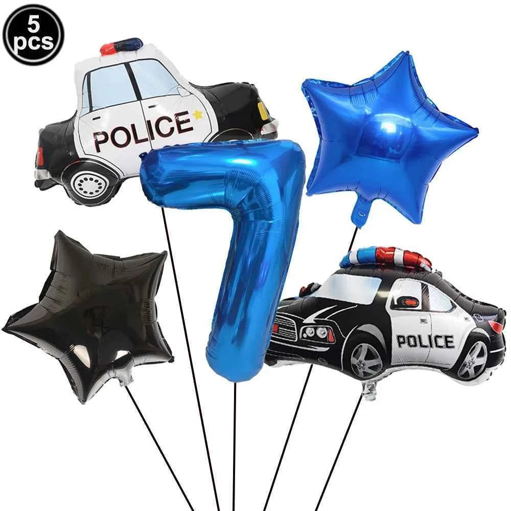10pc Police Cupcake Toppers Policeman Birthday Cupcake Picks Police Cake Decors Baby Shower Police Theme Birthday Party Supplies