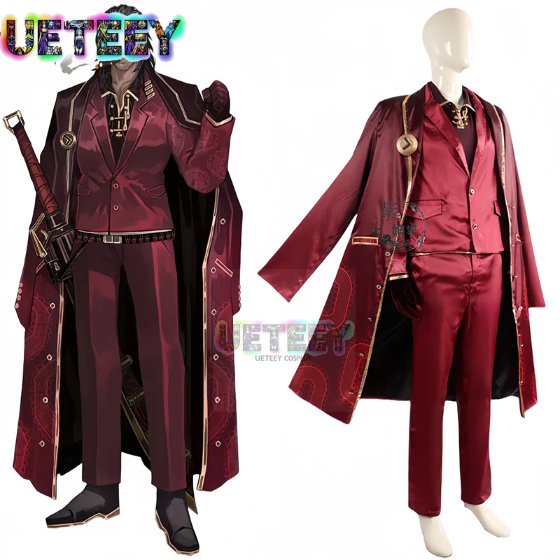 UETEEY COS Lei Heng Cosplay Costume Game Limbus Company Cosplay Clothing Halloween Carnival Uniforms Fancy Suit Custom Made - Big Tim's Magic Emporium