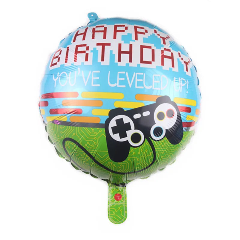Video Game Controller Party Decoration Happy Birthday Gaming Gamepad Balloons Internet Celebrity Video Gamer Boys Party Supplies - Big Tim's Magic Emporium