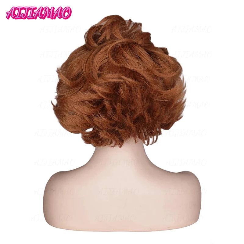 Movie Stephen King's It Pennywise Clown Joker Wig Cosplay The Clown Pennywise Short Synthetic Hair Halloween Role + Free Wig Cap - Big Tim's Magic Emporium