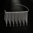 Rhinestone Fringe Tassel Ankle Chains