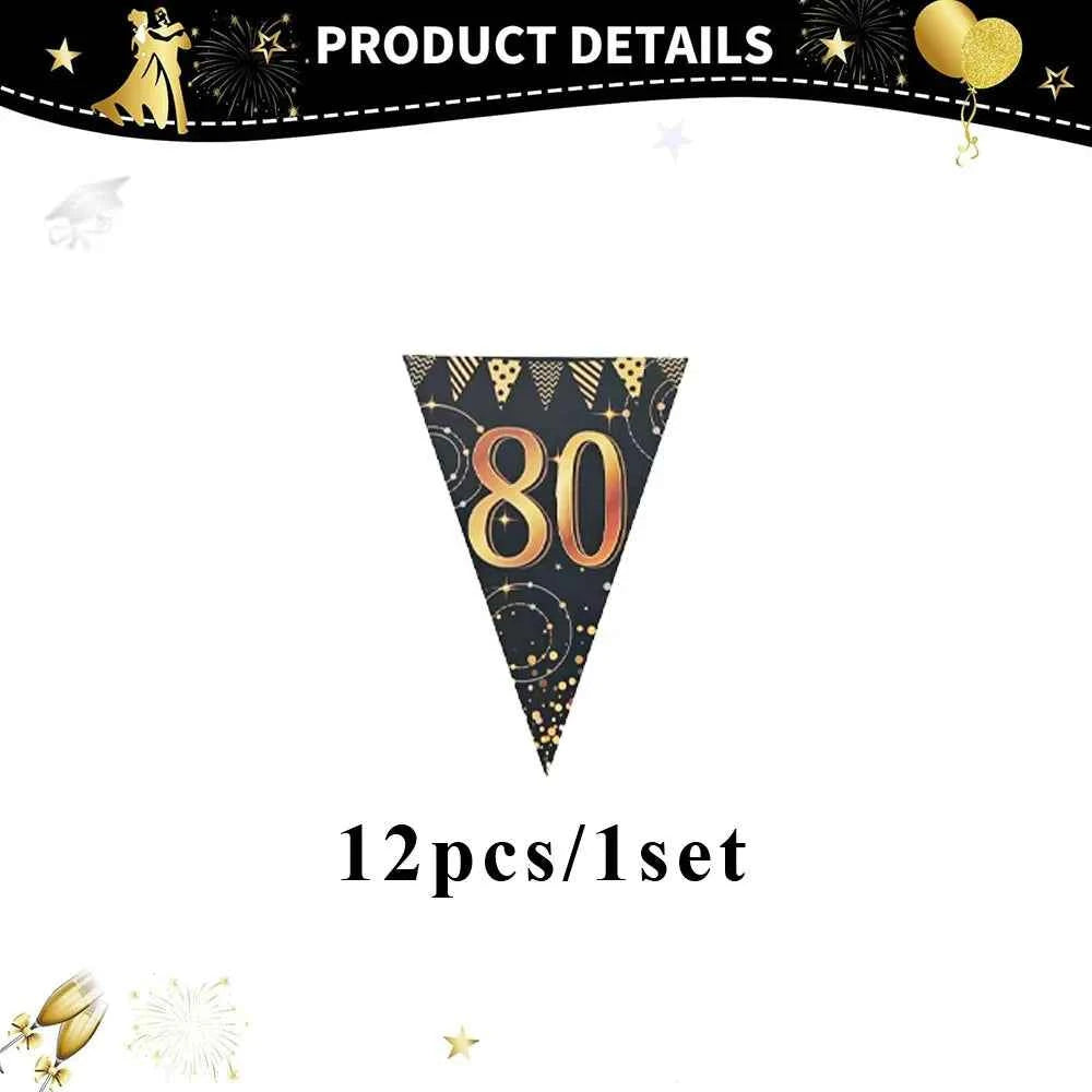 16th 60th 50 Year Happy Birthday Party Decoration Banners Supplies