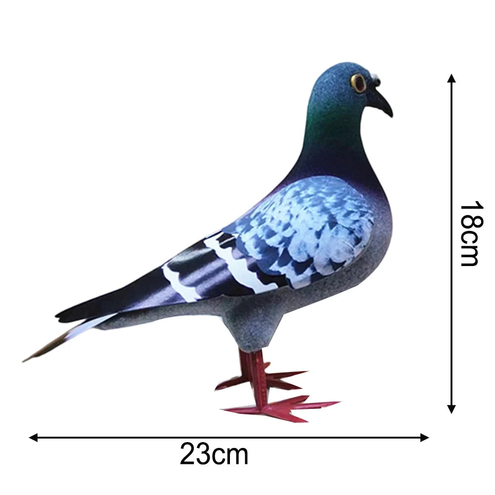 Realistic Foam Pigeon – Handcrafted Stage Magic & Decor Prop - Big Tim's Magic Emporium
