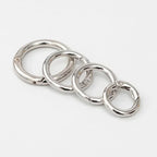Metal Spring O-Ring Snap Clasp Clips for Bags, Keychains & DIY Crafts
