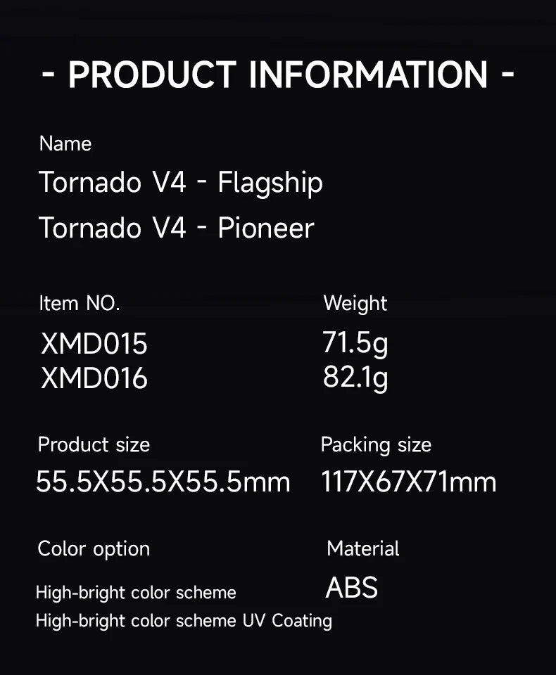 [JudyCube] Qiyi X-Man Tornado V4M Pioneer UV Version Magnetic Magic Speed Cube  Qiyi XMD Tornado V4 M Flagship 3x3x3