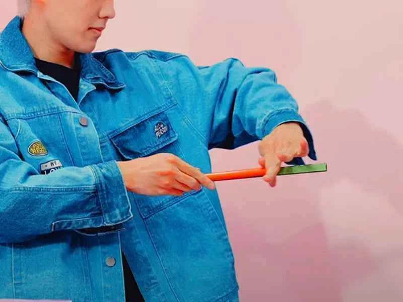 TRICOLOR STICK Stage Magic Tricks Props Gimmick Easy&Visual Wand Magie Wand Split Mentalism Magia Illusions Magician Street Fun