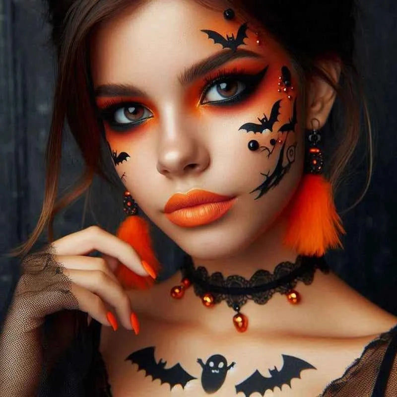 Face Paint Stick & Matte Lip Crayon,High Impact Lip Color,Waterproof,Non-Fading,for Halloween Special Effects Cosplay Parties